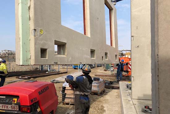 Complete gebouwen optrekken
